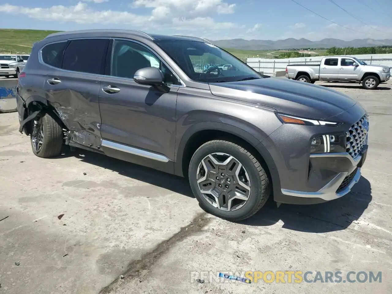 4 Photograph of a damaged car KM8S5DA12NU053822 HYUNDAI SANTA FE 2022