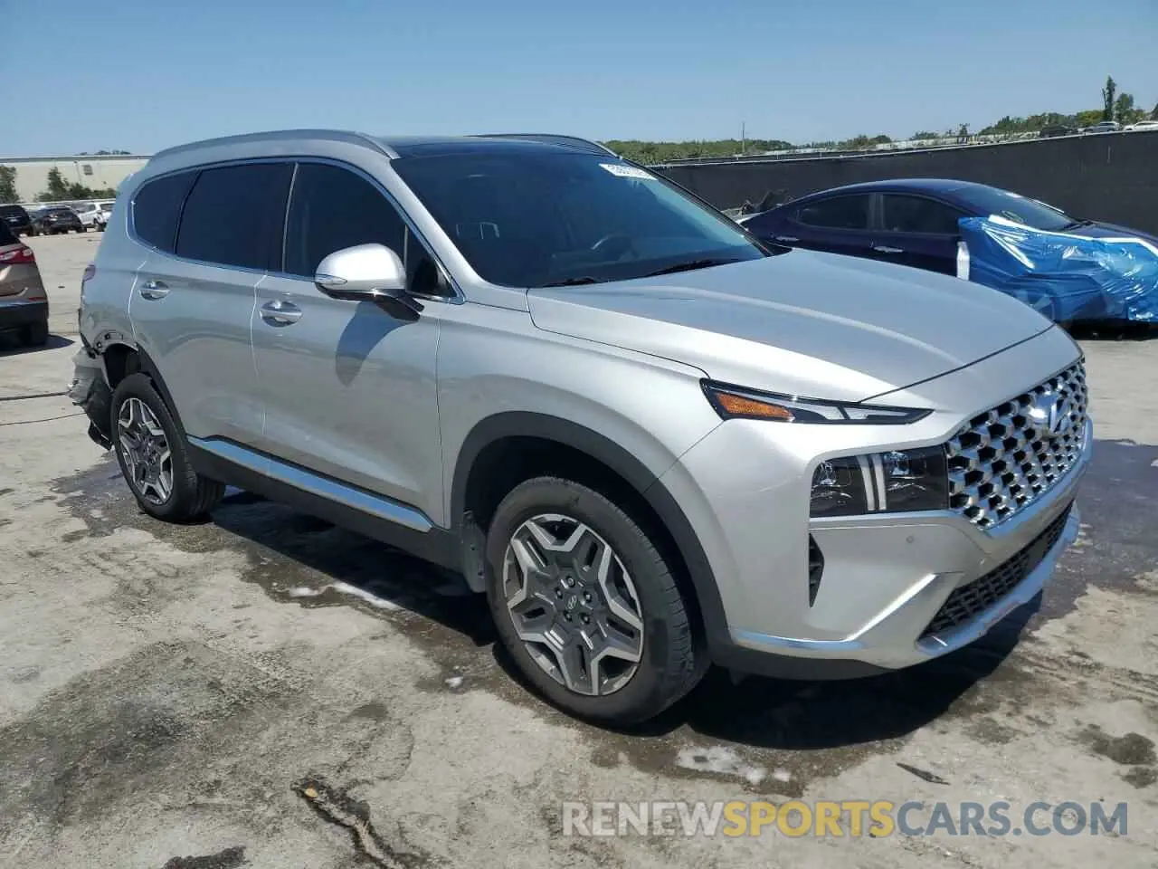 4 Photograph of a damaged car KM8S5DA16NU043598 HYUNDAI SANTA FE 2022
