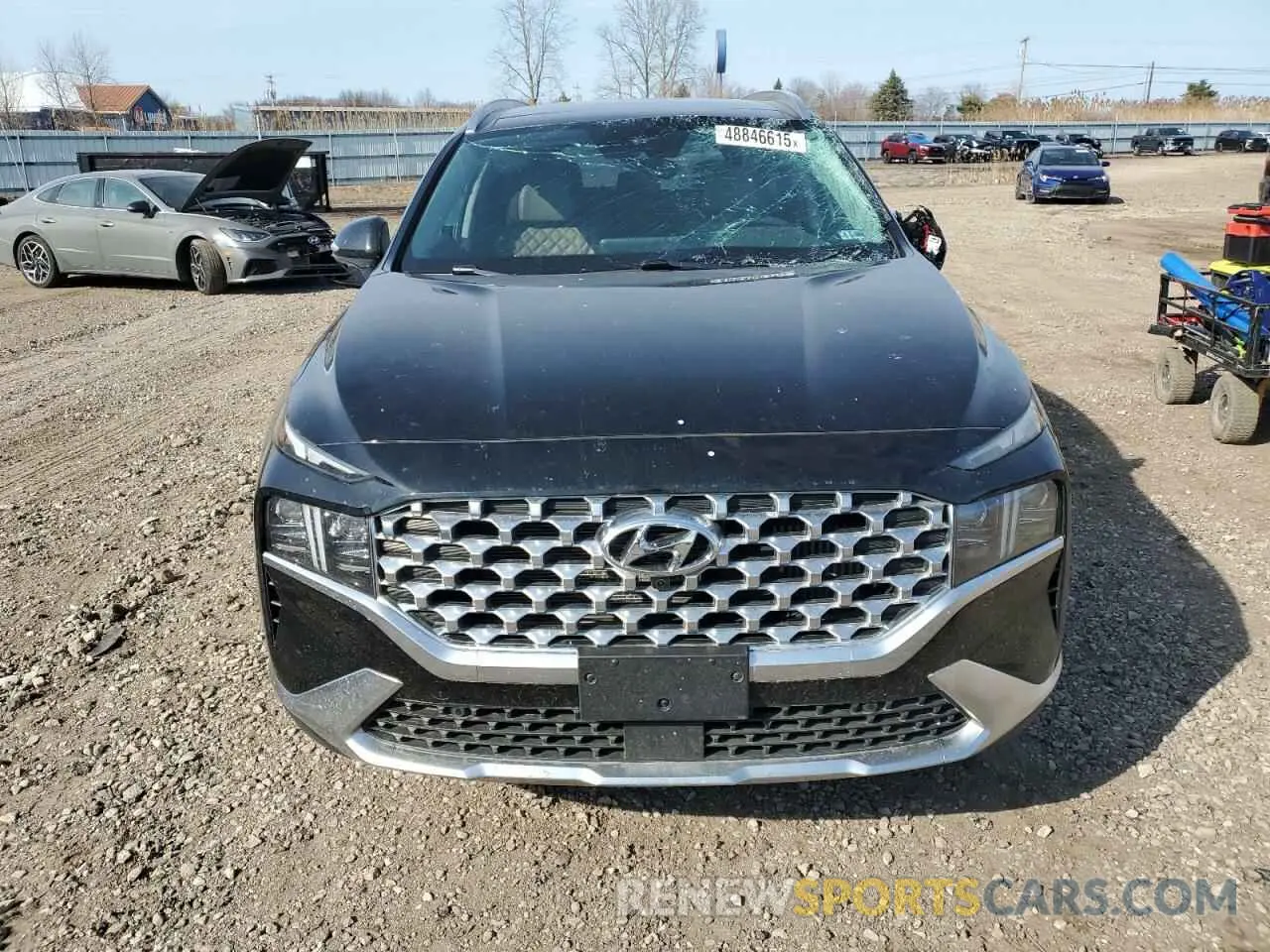 5 Photograph of a damaged car KM8S5DA18NU039892 HYUNDAI SANTA FE 2022