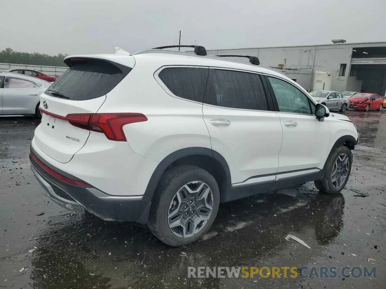 3 Photograph of a damaged car KM8S5DA19NU018579 HYUNDAI SANTA FE 2022