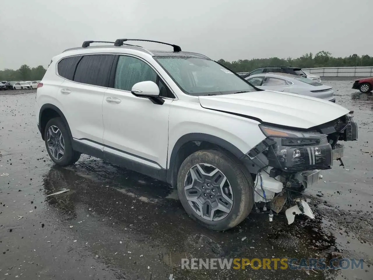 4 Photograph of a damaged car KM8S5DA19NU018579 HYUNDAI SANTA FE 2022