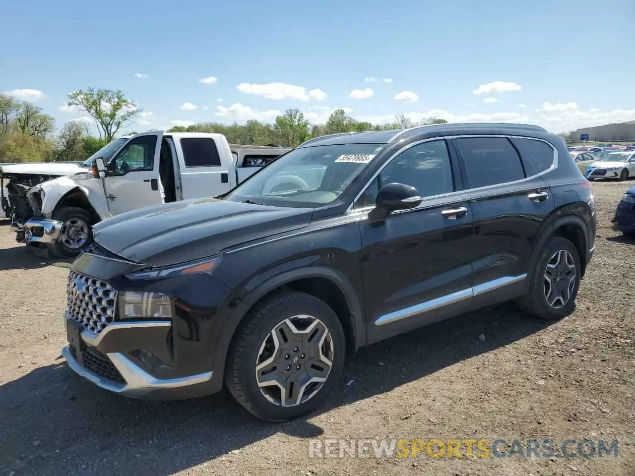 1 Photograph of a damaged car KM8S6DA2XNU019147 HYUNDAI SANTA FE 2022