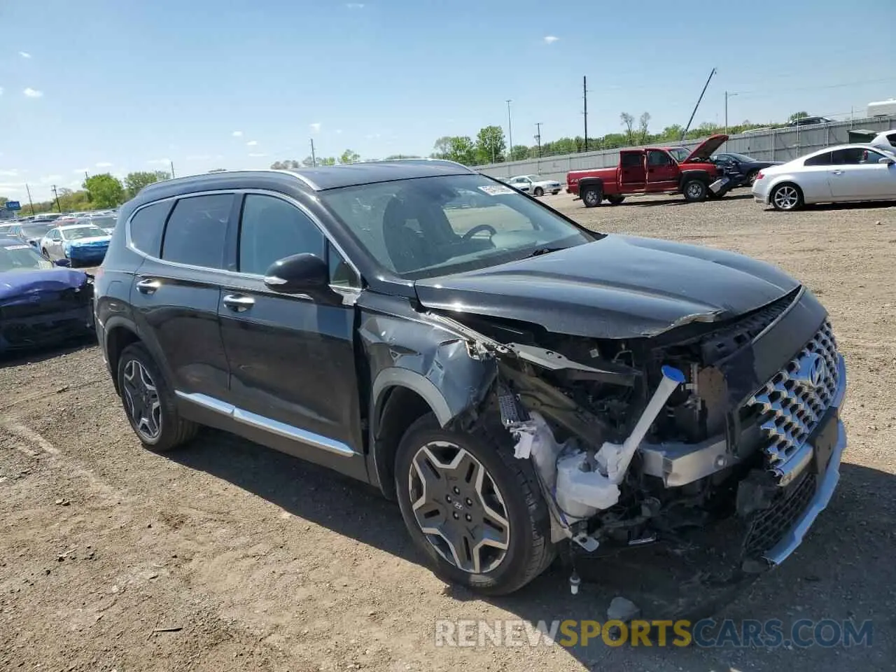4 Photograph of a damaged car KM8S6DA2XNU019147 HYUNDAI SANTA FE 2022