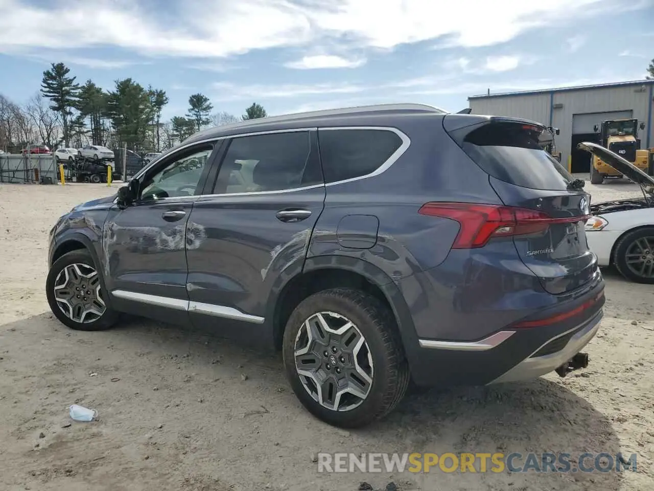 2 Photograph of a damaged car KM8S7DA20NU050744 HYUNDAI SANTA FE 2022
