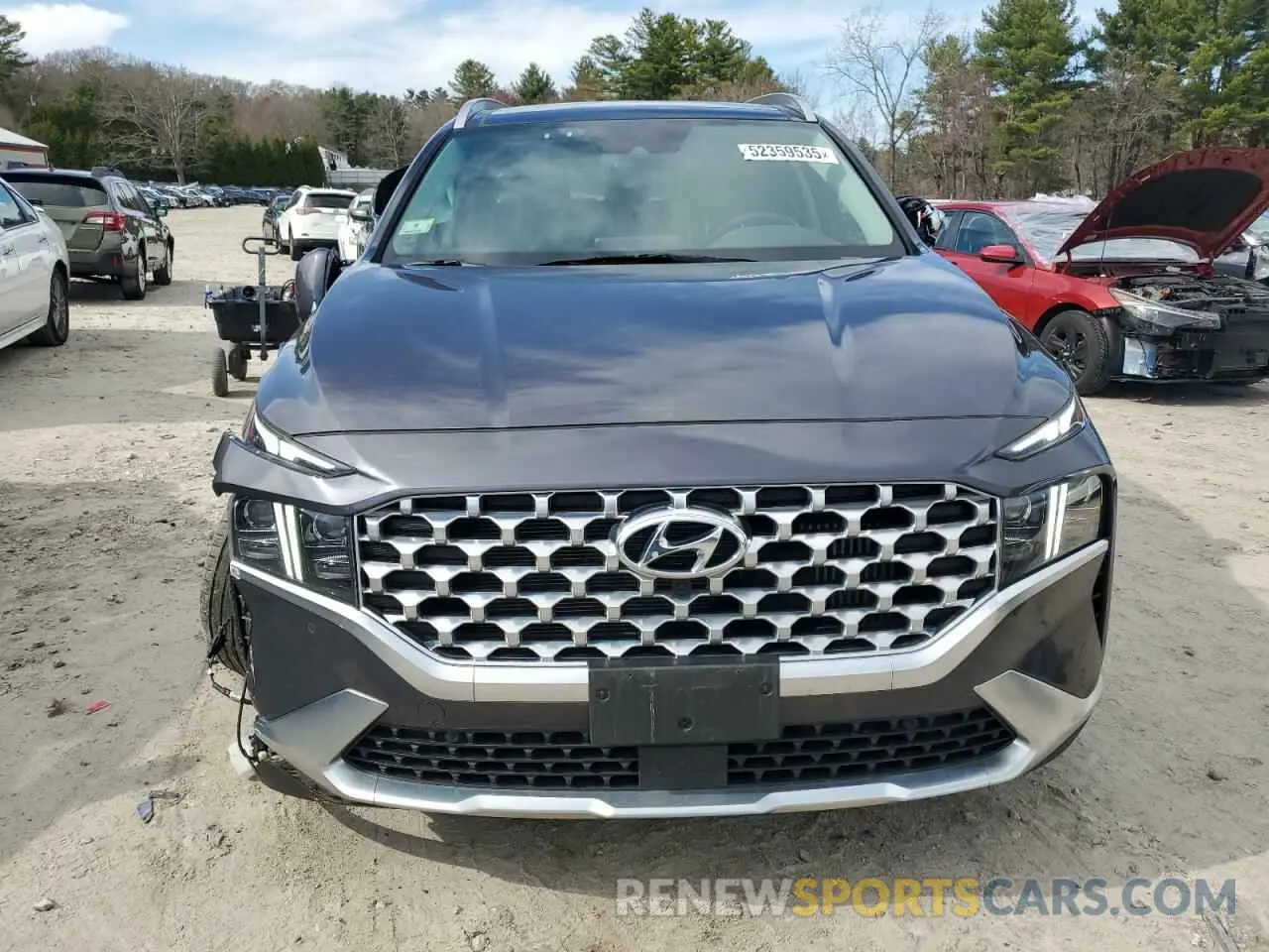 5 Photograph of a damaged car KM8S7DA20NU050744 HYUNDAI SANTA FE 2022