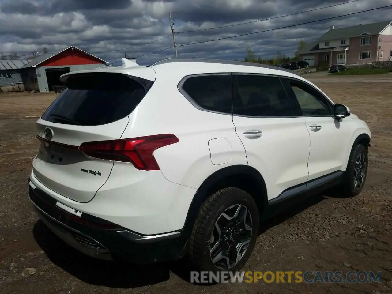 3 Photograph of a damaged car KM8S7DA24NU044736 HYUNDAI SANTA FE 2022