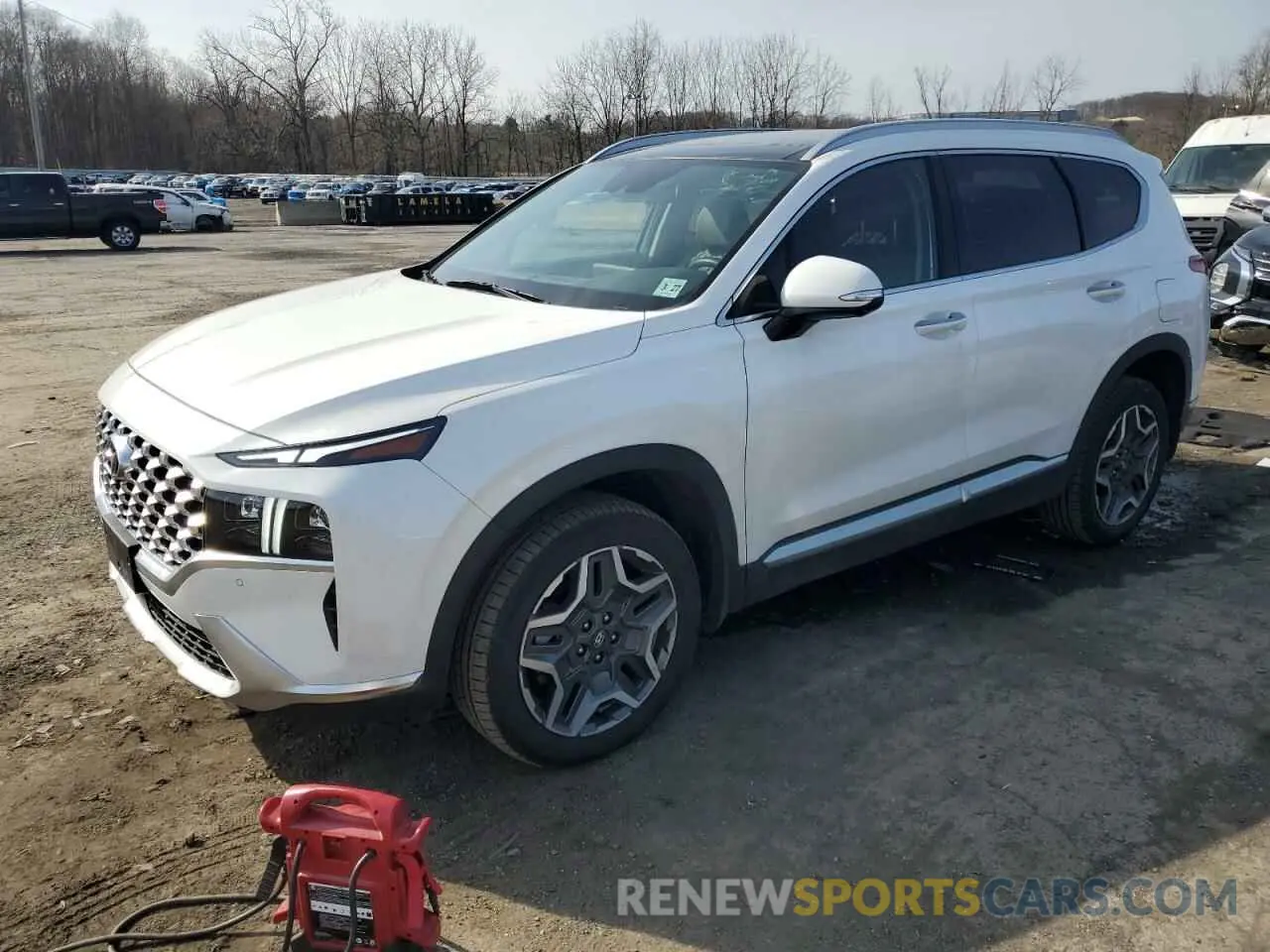 1 Photograph of a damaged car KM8S7DA29NU043890 HYUNDAI SANTA FE 2022