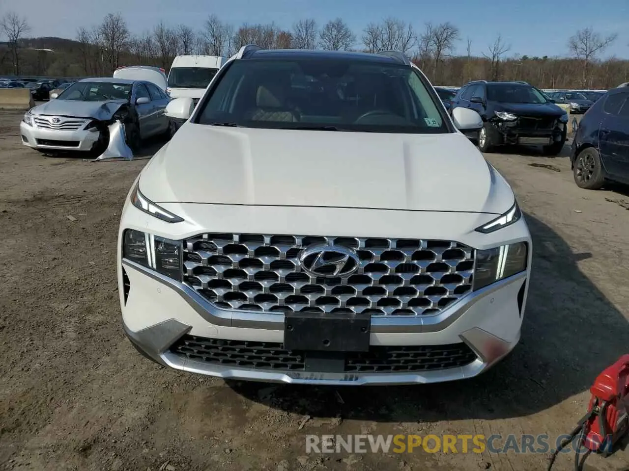5 Photograph of a damaged car KM8S7DA29NU043890 HYUNDAI SANTA FE 2022