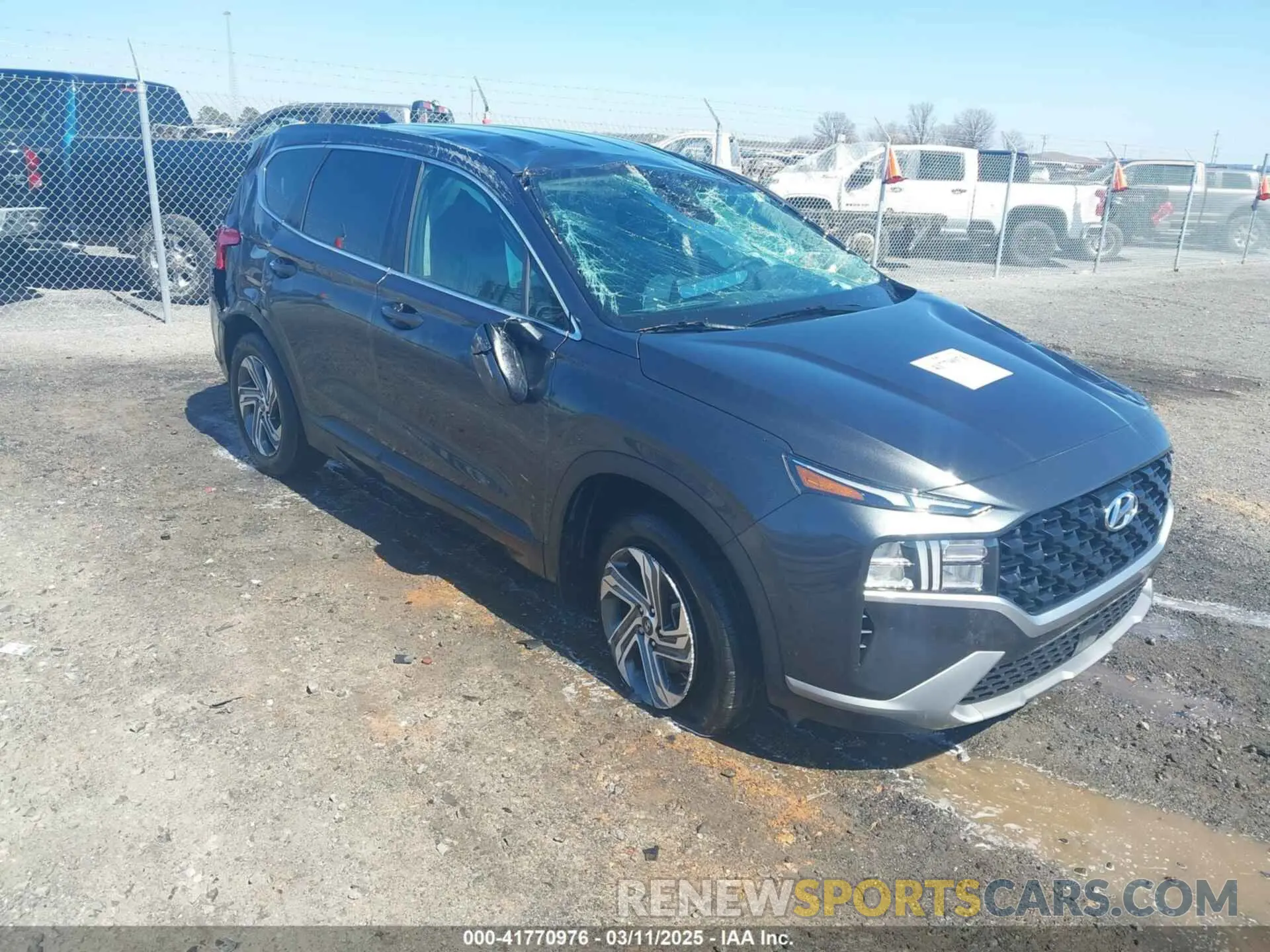1 Photograph of a damaged car 5NMS14AJ3PH575532 HYUNDAI SANTA FE 2023