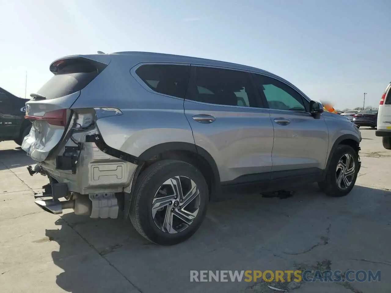 3 Photograph of a damaged car 5NMS14AJ6PH491754 HYUNDAI SANTA FE 2023