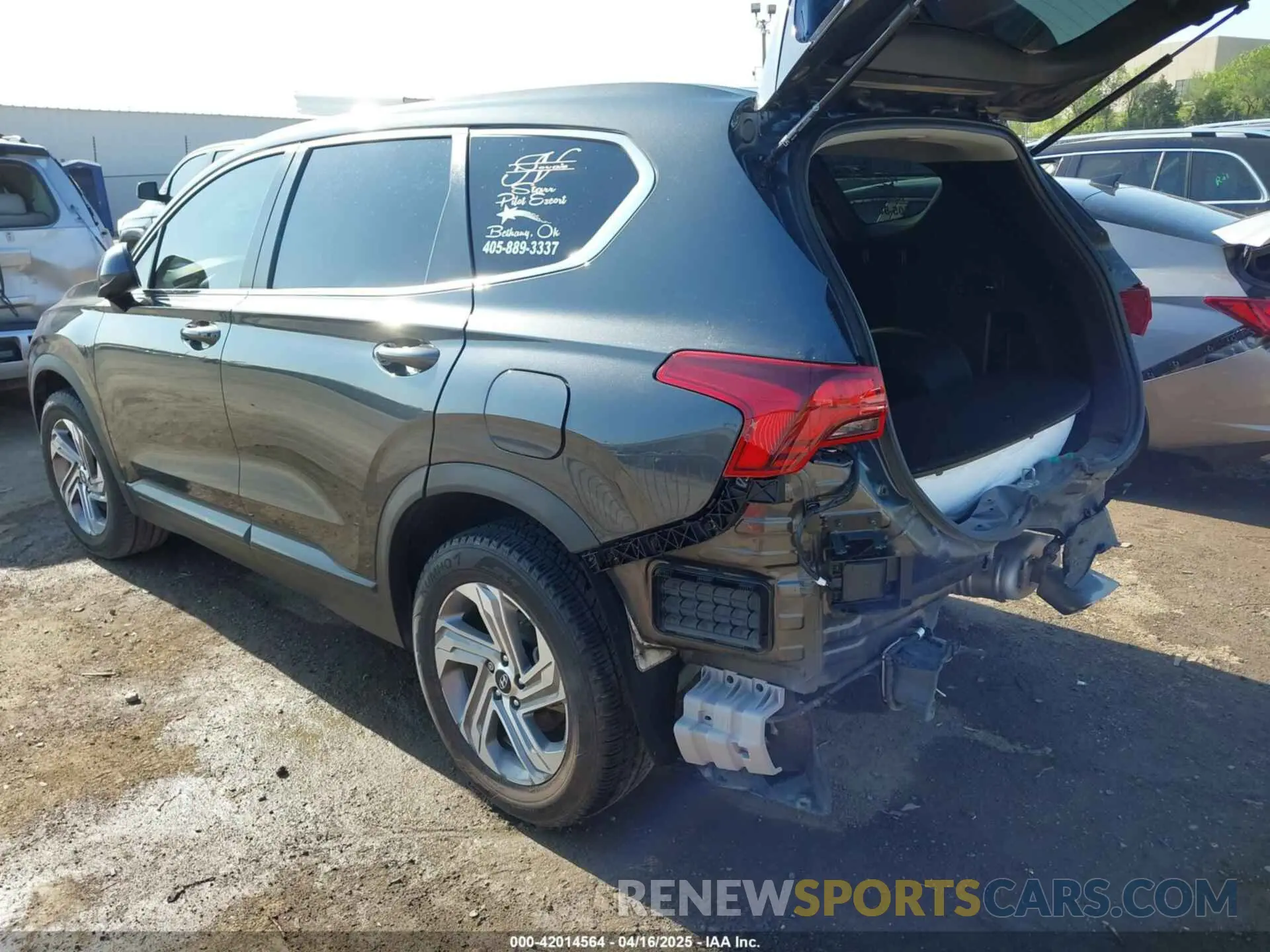 3 Photograph of a damaged car 5NMS14AJ6PH523439 HYUNDAI SANTA FE 2023