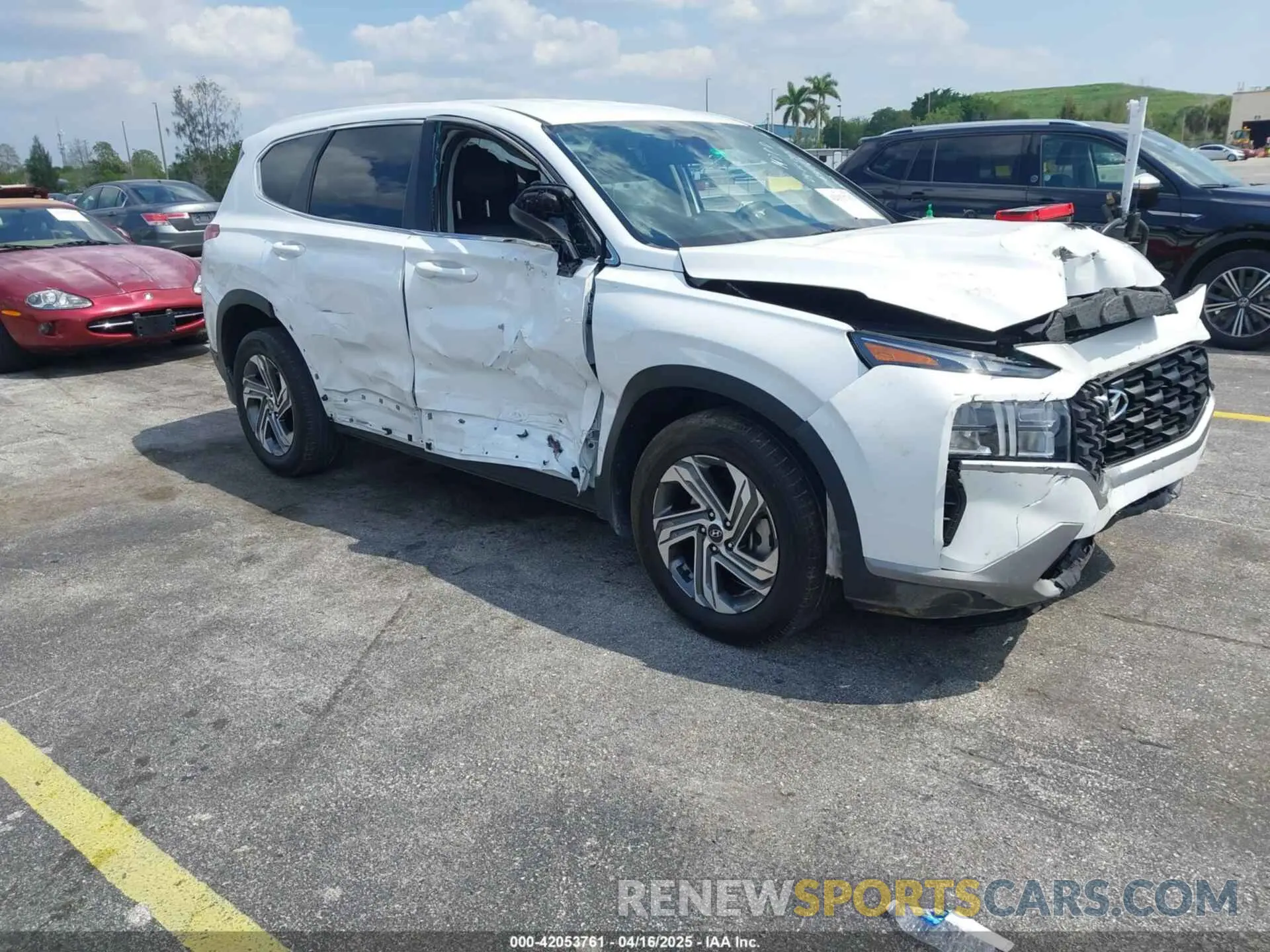 1 Photograph of a damaged car 5NMS14AJ6PH631267 HYUNDAI SANTA FE 2023
