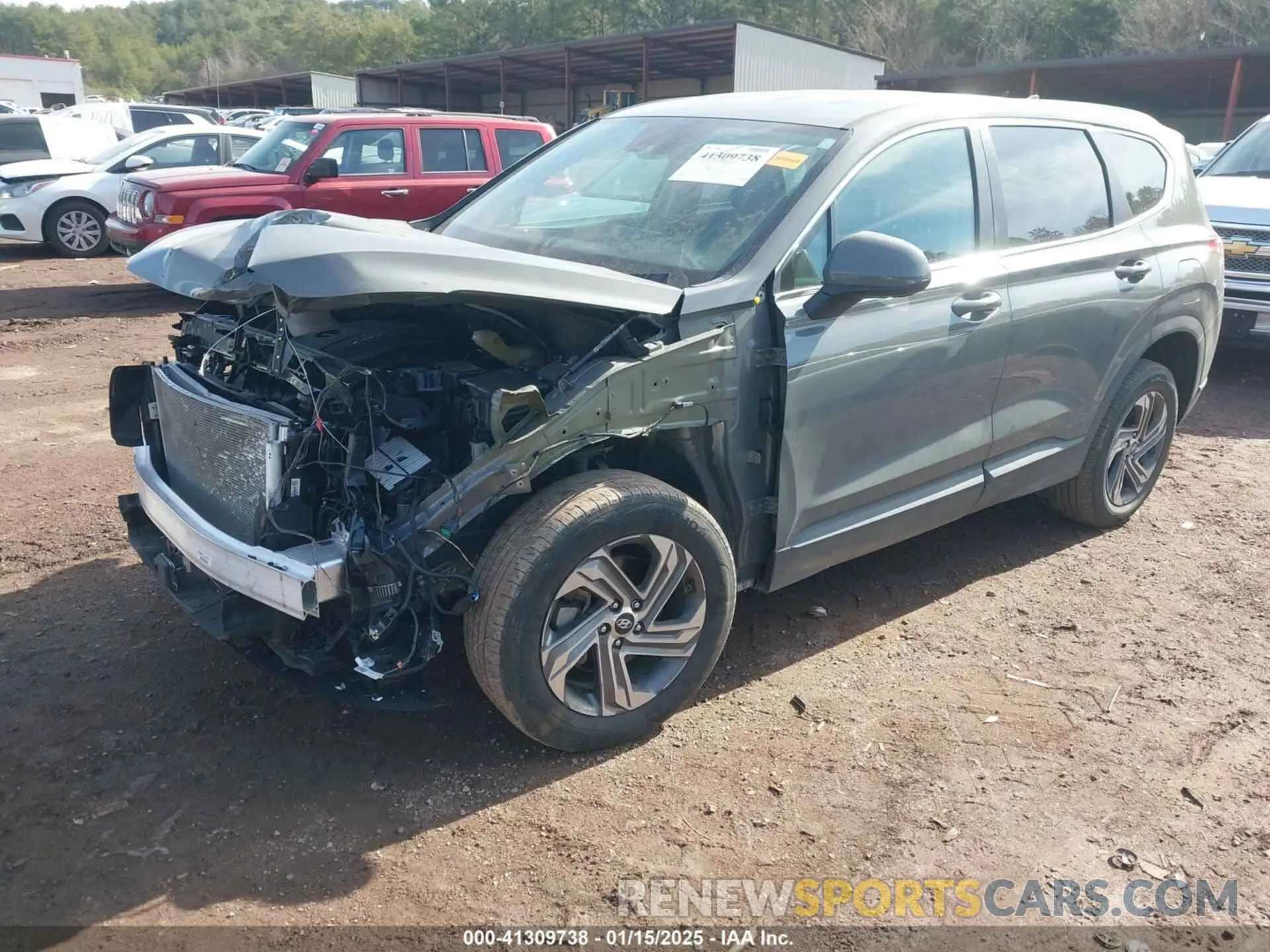 2 Photograph of a damaged car 5NMS14AJ6PH654953 HYUNDAI SANTA FE 2023