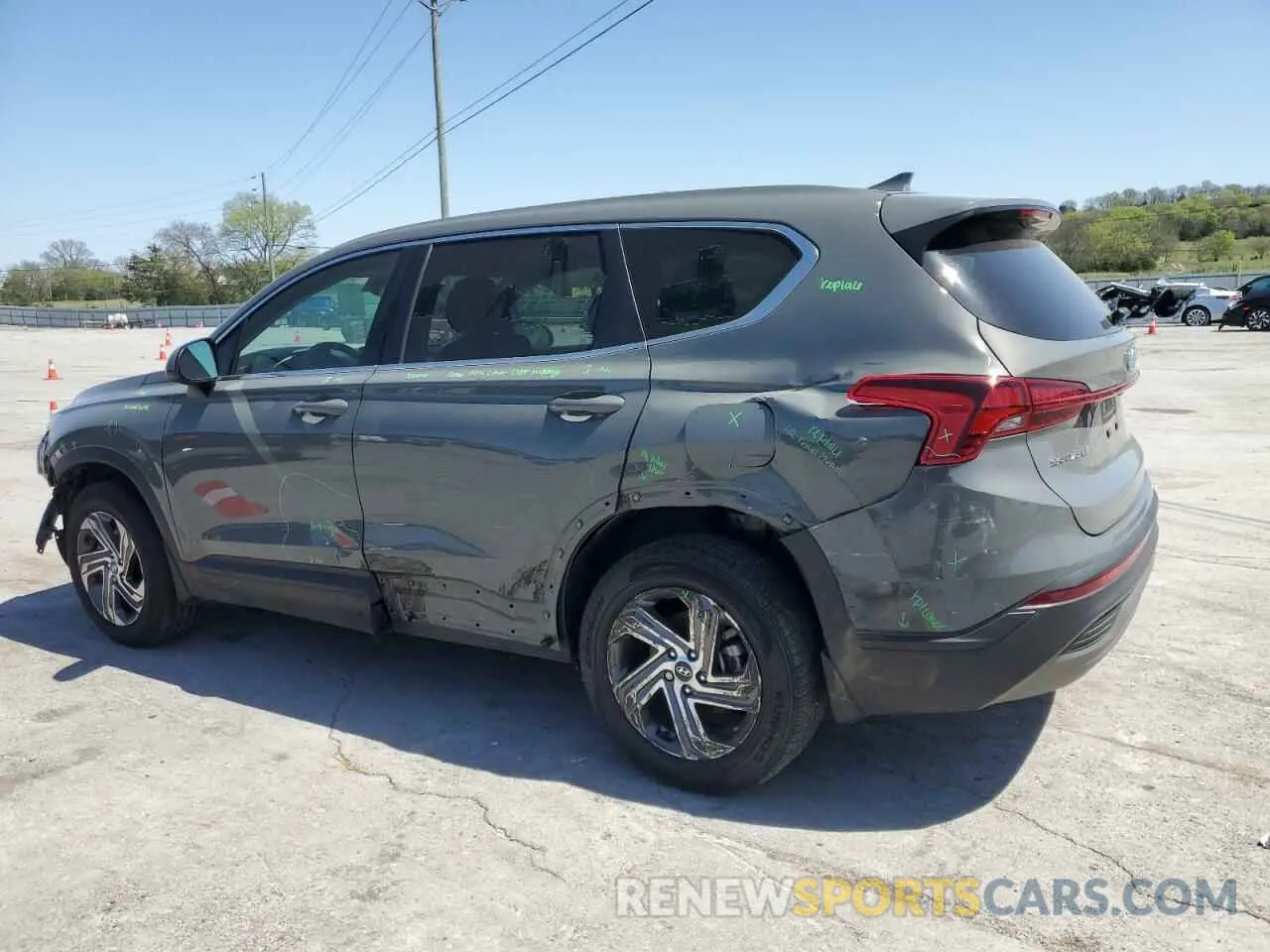 2 Photograph of a damaged car 5NMS14AJ9PH637712 HYUNDAI SANTA FE 2023