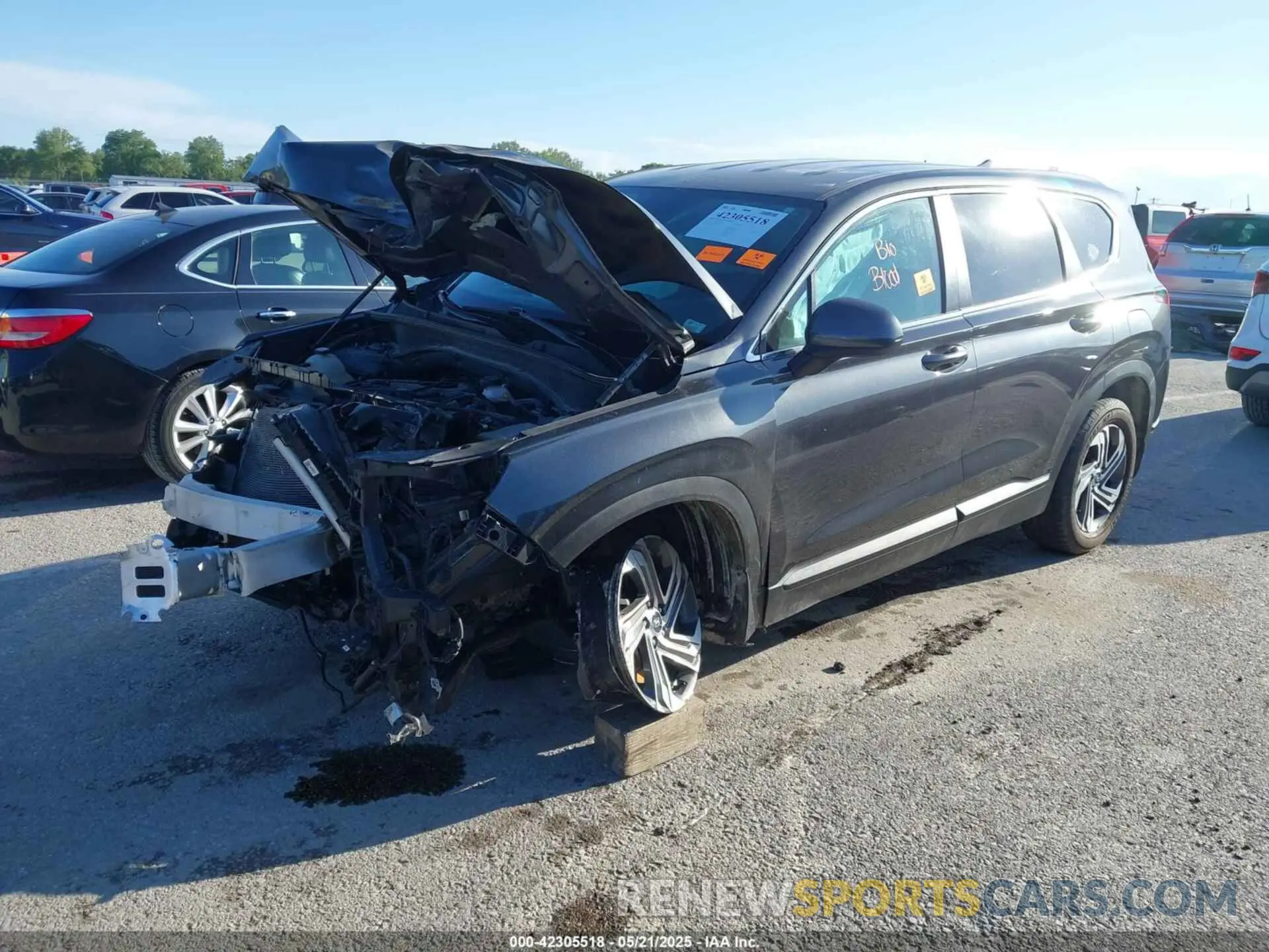2 Photograph of a damaged car 5NMS1DAJ6PH518984 HYUNDAI SANTA FE 2023