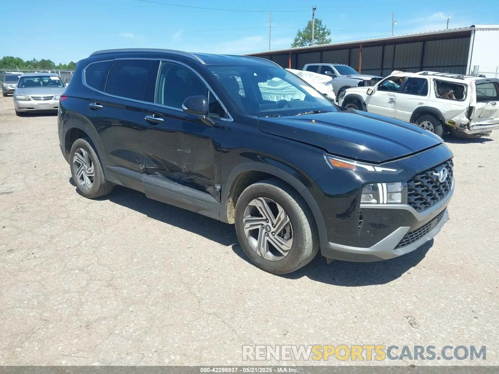 1 Photograph of a damaged car 5NMS24AJ1PH596120 HYUNDAI SANTA FE 2023