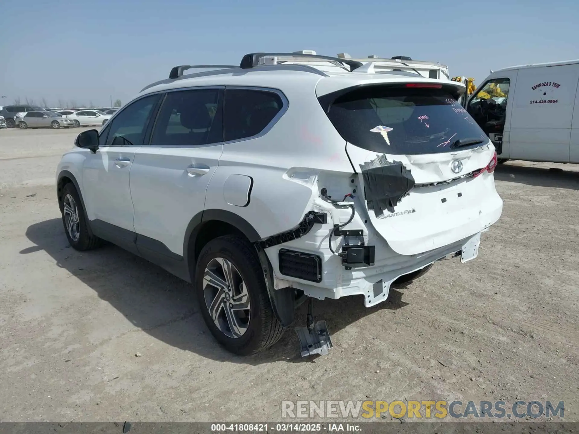 3 Photograph of a damaged car 5NMS24AJ1PH638298 HYUNDAI SANTA FE 2023