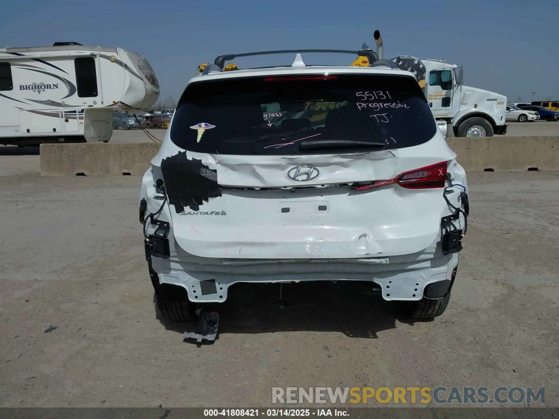 6 Photograph of a damaged car 5NMS24AJ1PH638298 HYUNDAI SANTA FE 2023