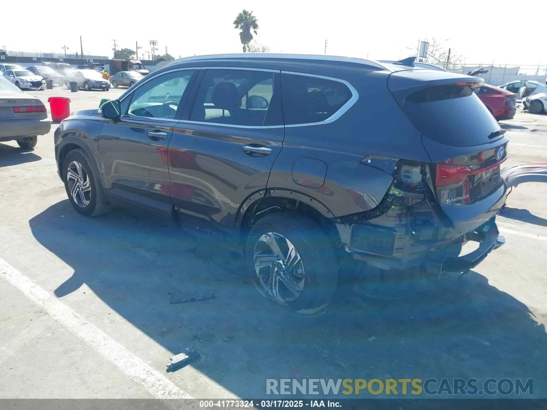 3 Photograph of a damaged car 5NMS24AJ2PH505890 HYUNDAI SANTA FE 2023