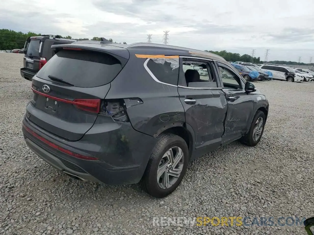 3 Photograph of a damaged car 5NMS24AJ2PH528022 HYUNDAI SANTA FE 2023