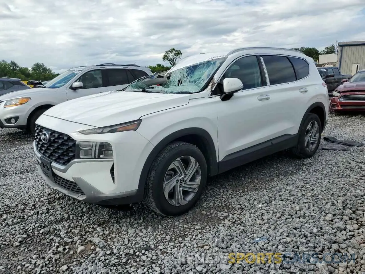 1 Photograph of a damaged car 5NMS24AJ3PH527512 HYUNDAI SANTA FE 2023