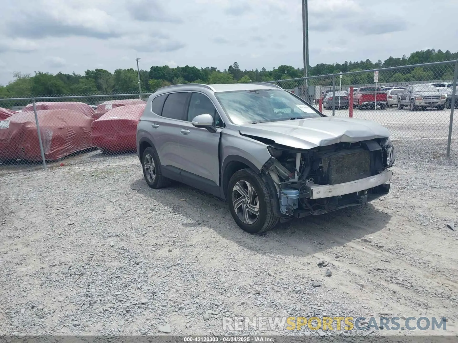 1 Photograph of a damaged car 5NMS24AJ3PH547727 HYUNDAI SANTA FE 2023