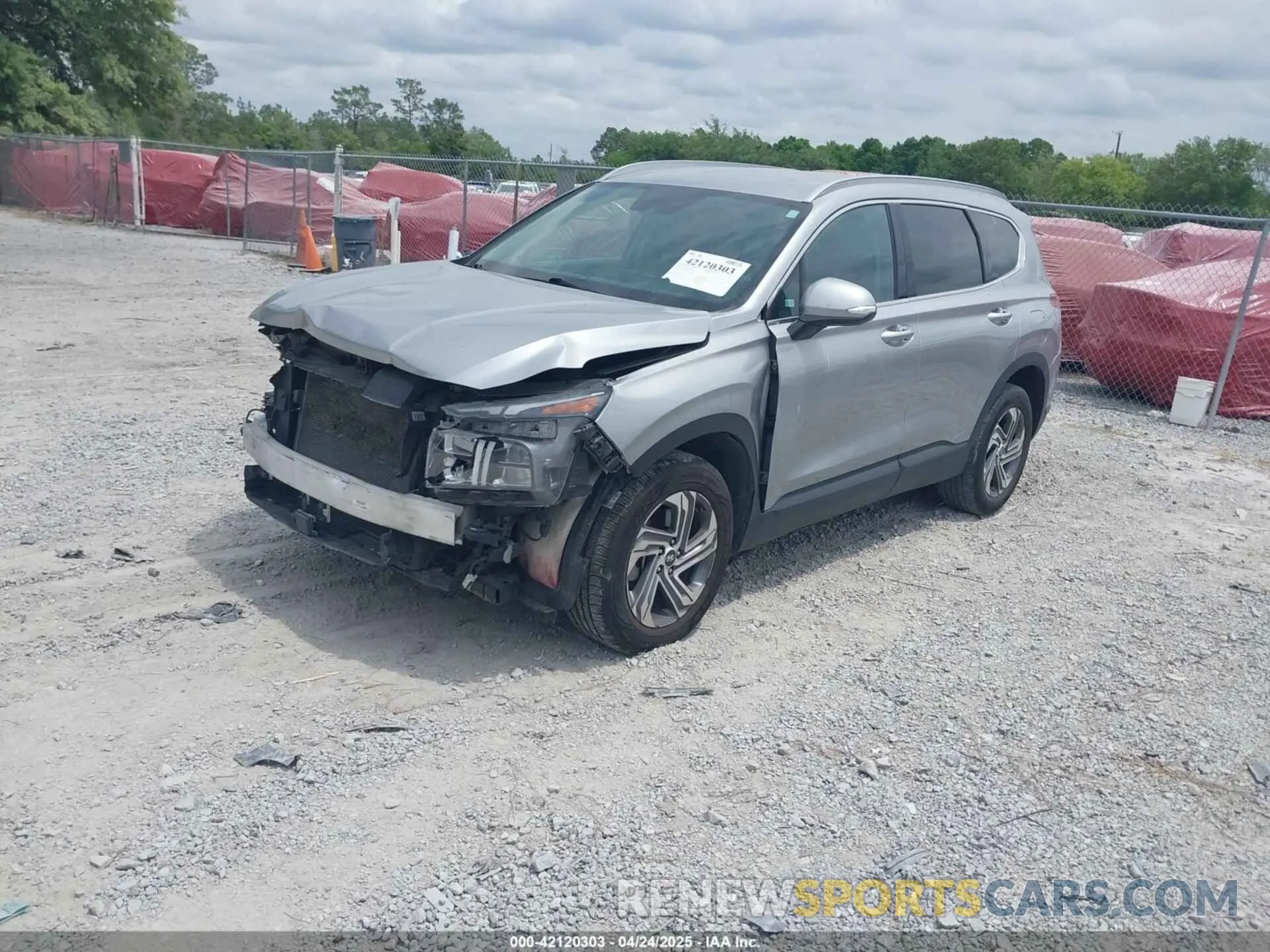 2 Photograph of a damaged car 5NMS24AJ3PH547727 HYUNDAI SANTA FE 2023