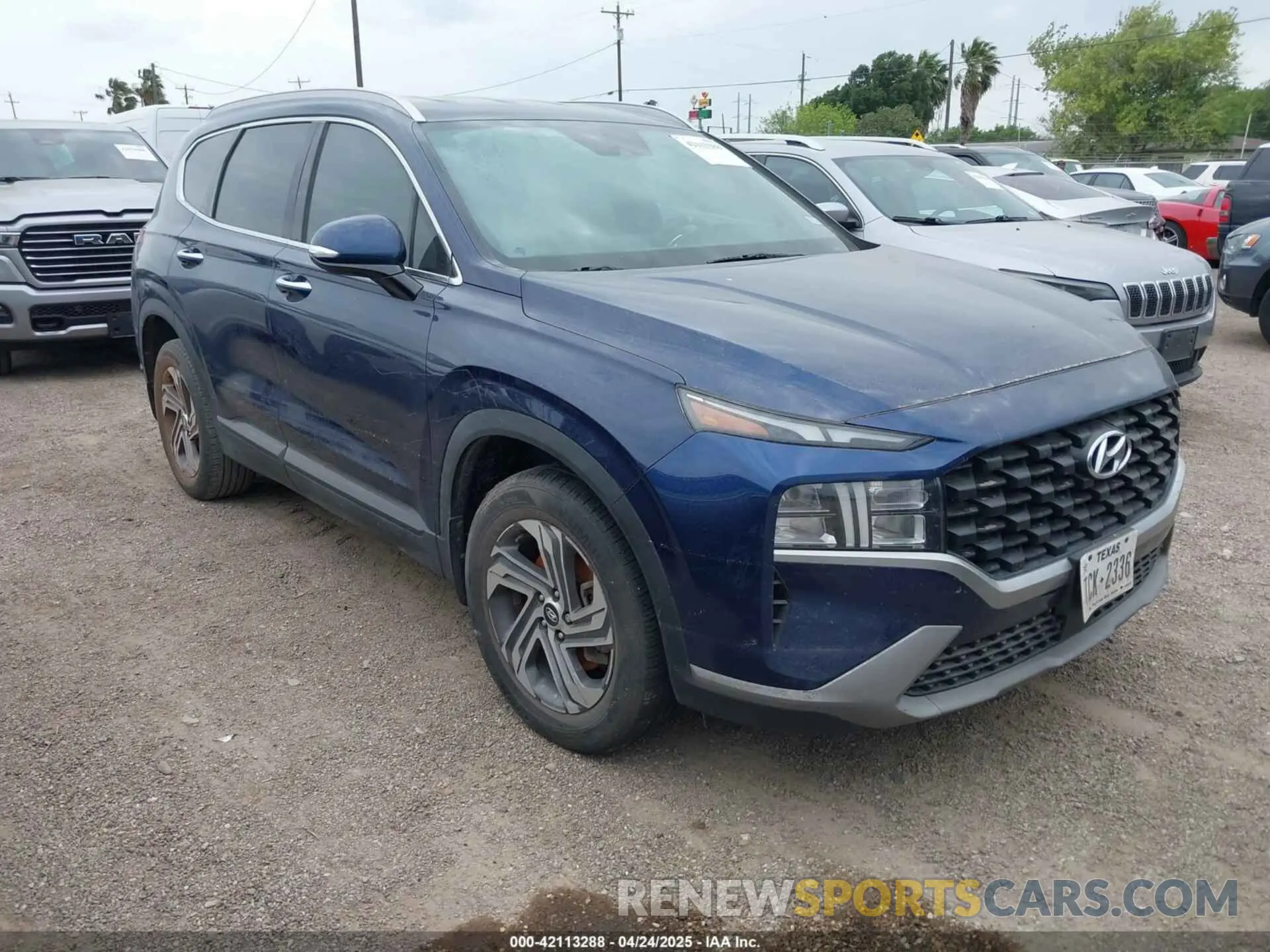 1 Photograph of a damaged car 5NMS24AJ3PH595325 HYUNDAI SANTA FE 2023