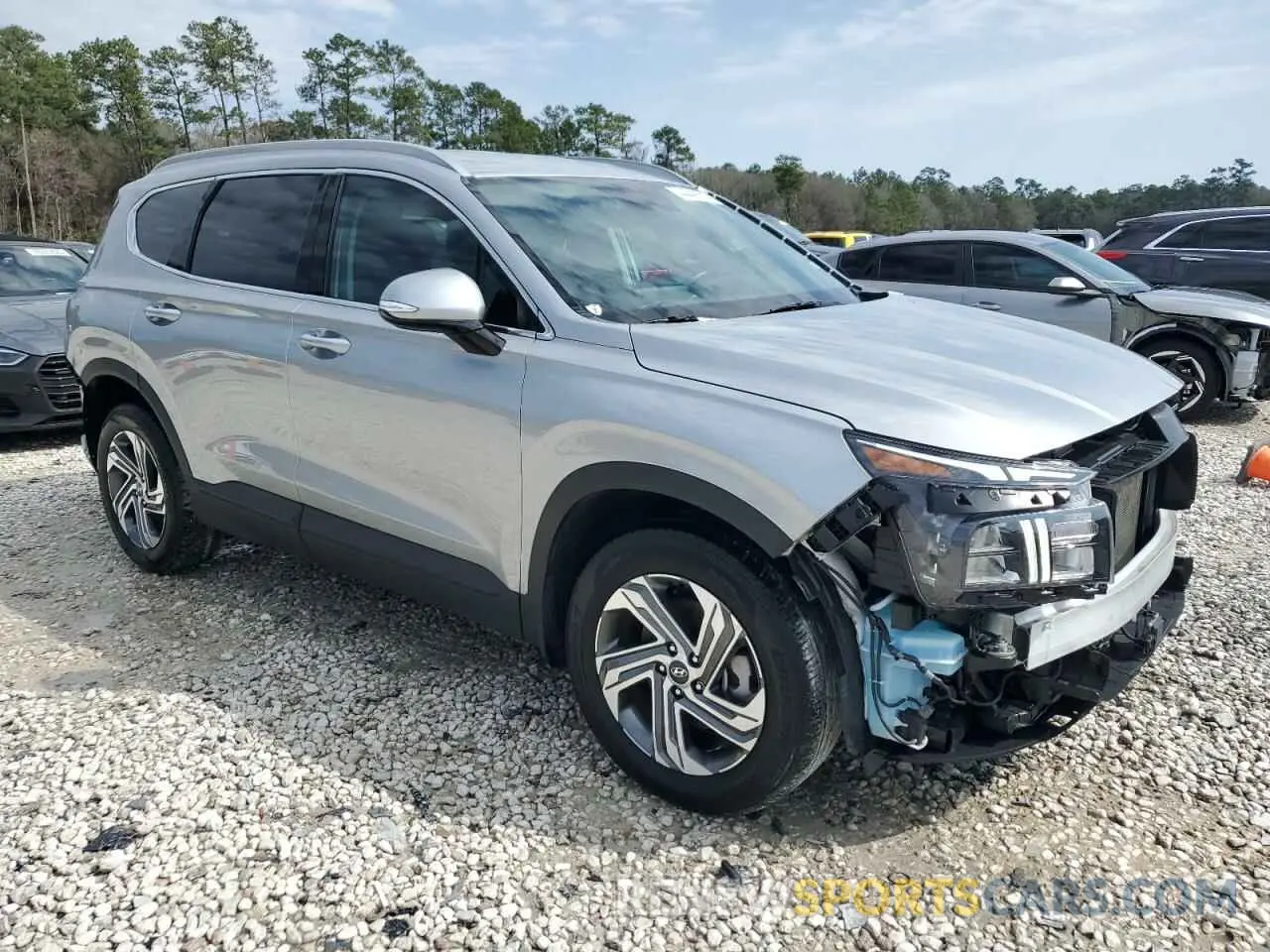 4 Photograph of a damaged car 5NMS24AJ6PH601358 HYUNDAI SANTA FE 2023