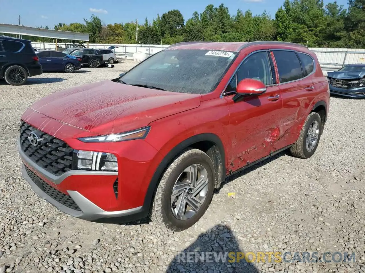 1 Photograph of a damaged car 5NMS24AJ7PH553367 HYUNDAI SANTA FE 2023