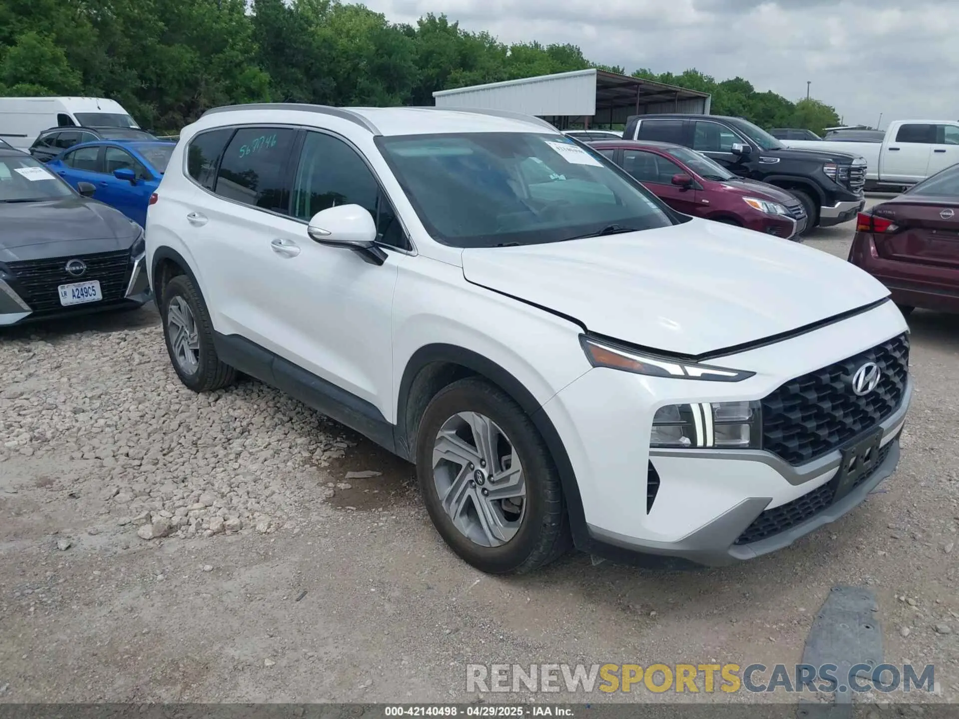 1 Photograph of a damaged car 5NMS24AJ8PH567746 HYUNDAI SANTA FE 2023