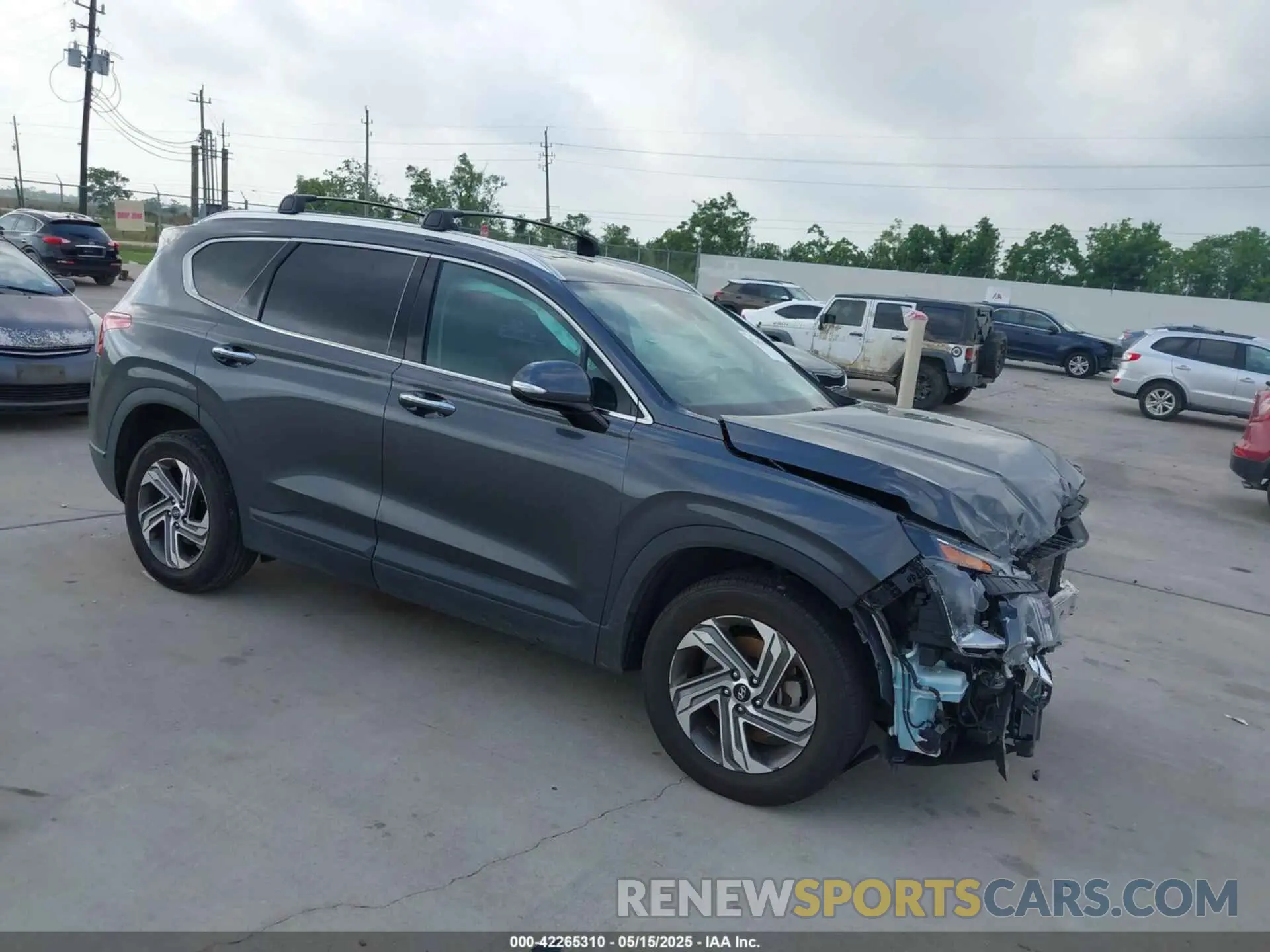 1 Photograph of a damaged car 5NMS24AJ8PH630389 HYUNDAI SANTA FE 2023