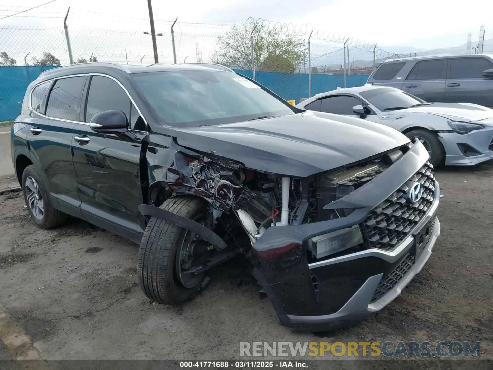 1 Photograph of a damaged car 5NMS24AJXPH638722 HYUNDAI SANTA FE 2023