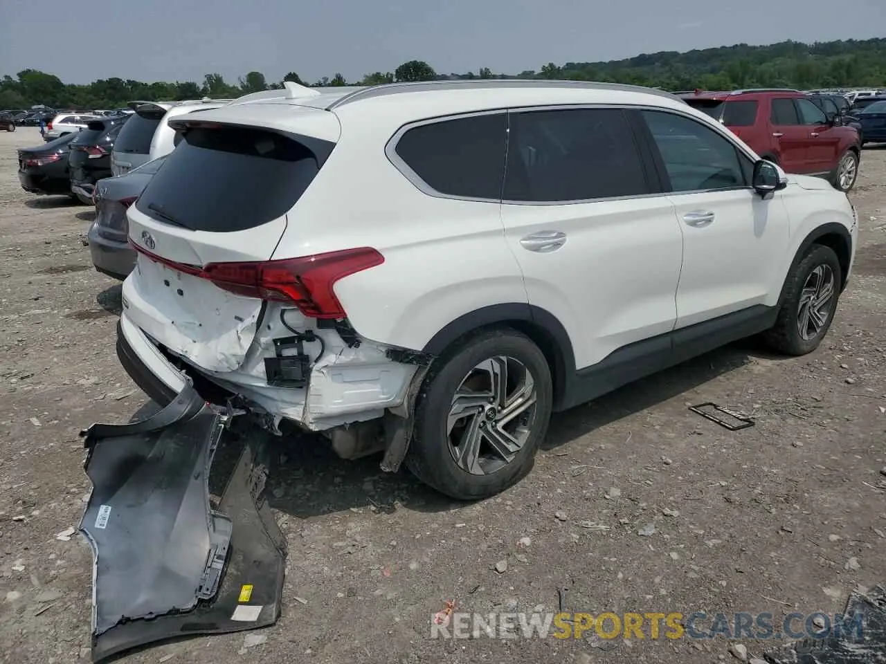 3 Photograph of a damaged car 5NMS2DAJ2PH517683 HYUNDAI SANTA FE 2023