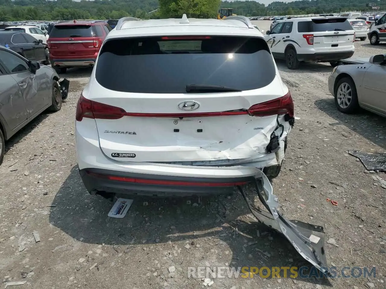 6 Photograph of a damaged car 5NMS2DAJ2PH517683 HYUNDAI SANTA FE 2023