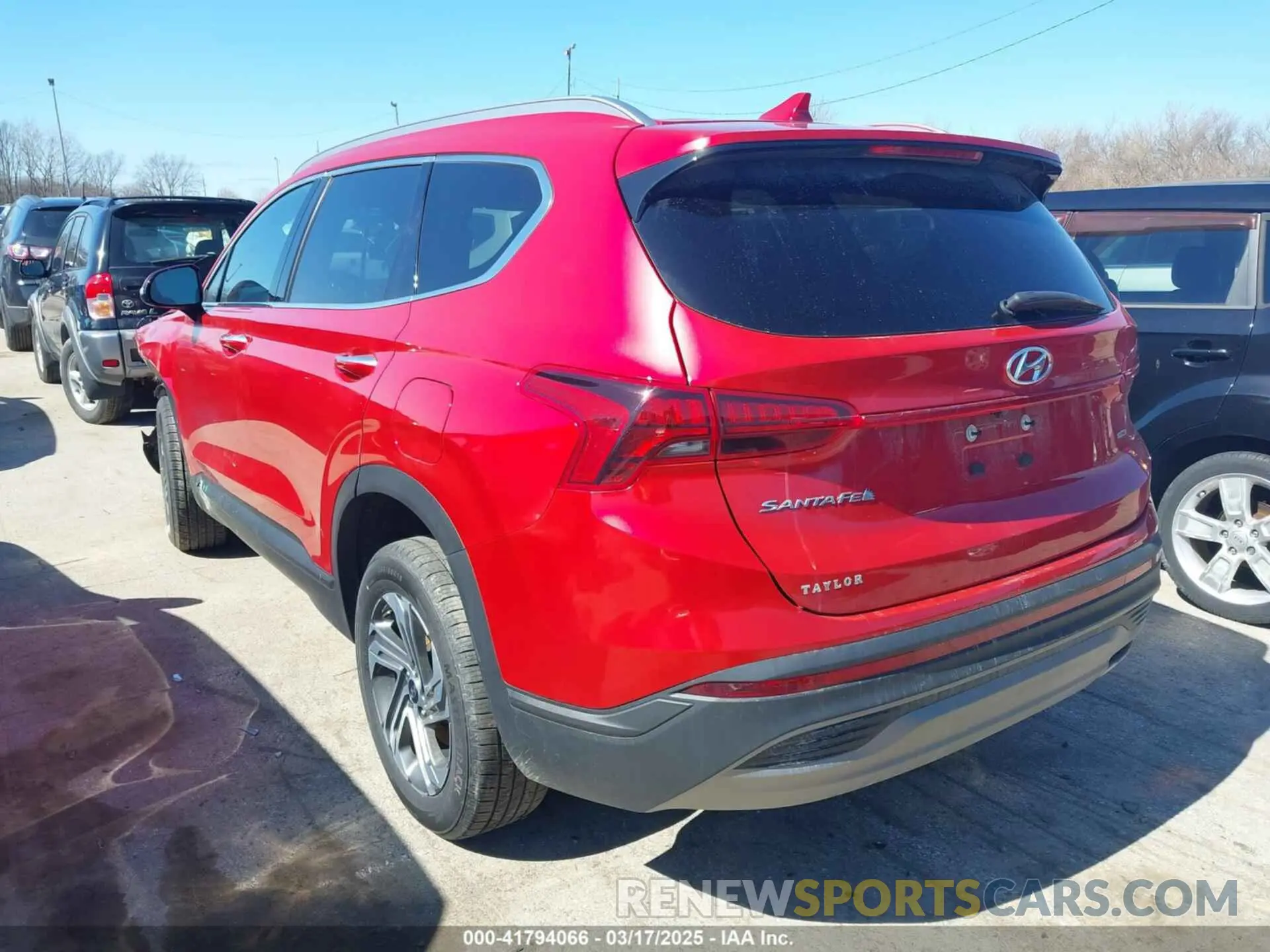 3 Photograph of a damaged car 5NMS2DAJ2PH591475 HYUNDAI SANTA FE 2023