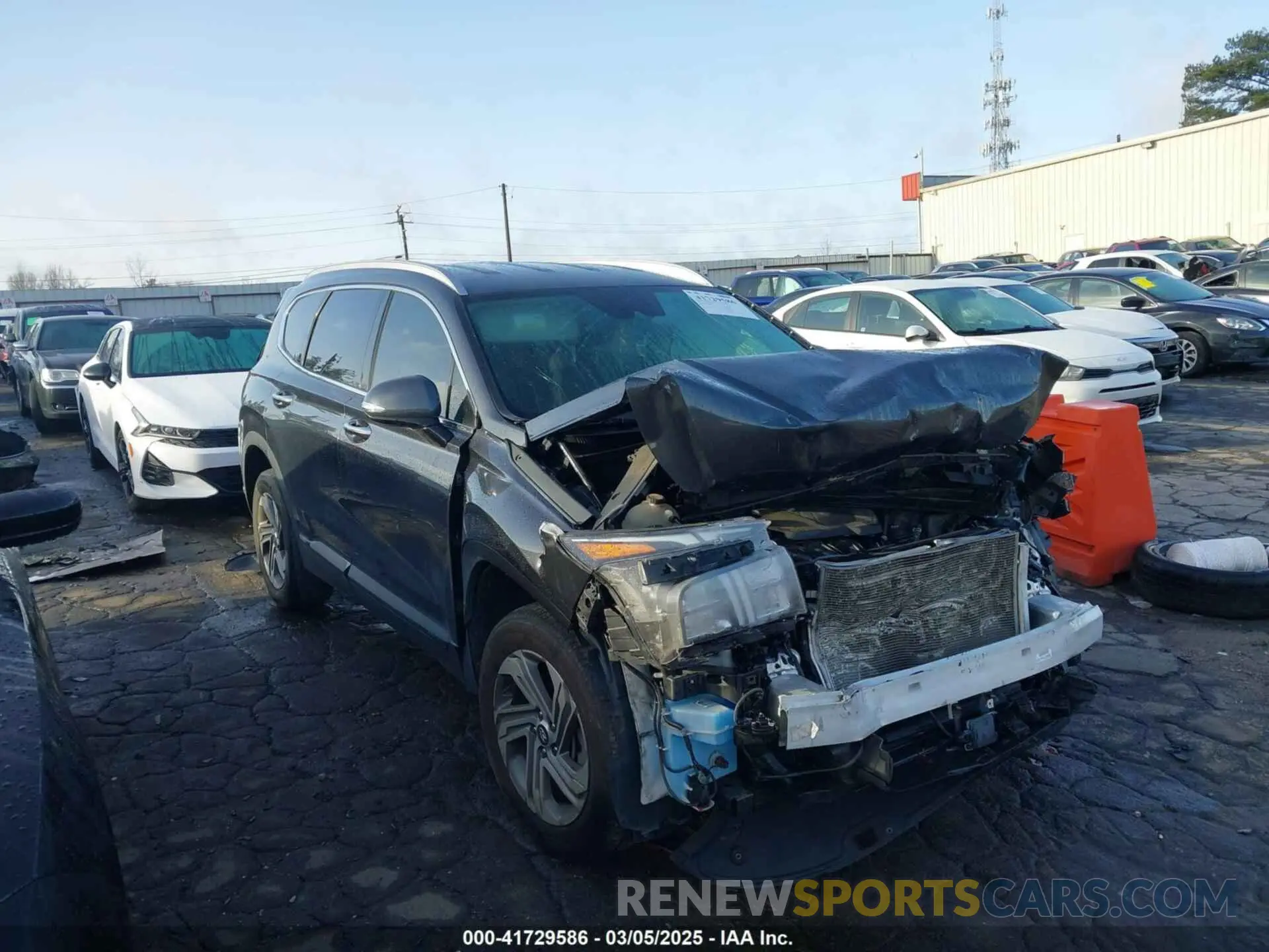 1 Photograph of a damaged car 5NMS2DAJ4PH493922 HYUNDAI SANTA FE 2023