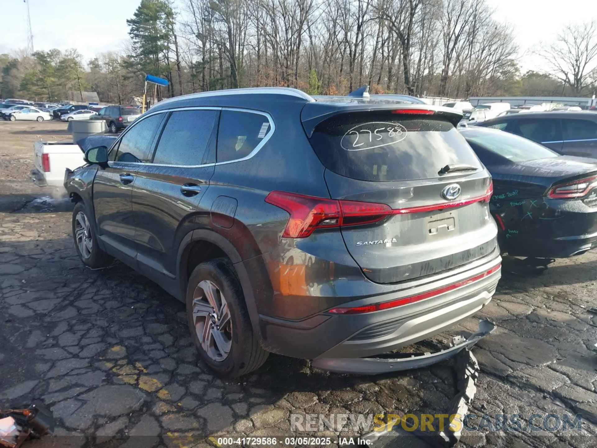 3 Photograph of a damaged car 5NMS2DAJ4PH493922 HYUNDAI SANTA FE 2023
