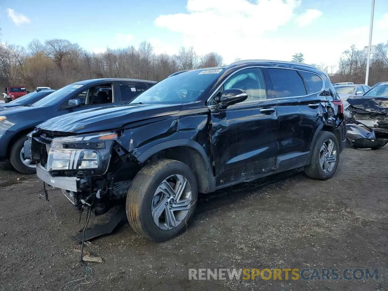 1 Photograph of a damaged car 5NMS2DAJ4PH495430 HYUNDAI SANTA FE 2023