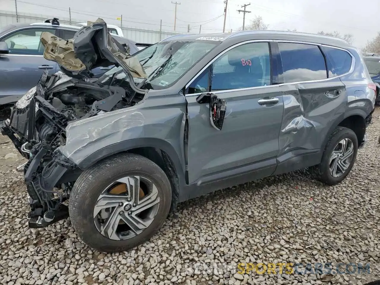 1 Photograph of a damaged car 5NMS2DAJ4PH507494 HYUNDAI SANTA FE 2023