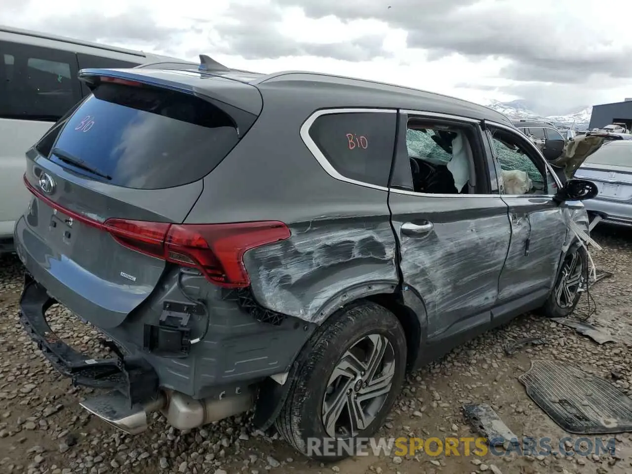 3 Photograph of a damaged car 5NMS2DAJ4PH507494 HYUNDAI SANTA FE 2023