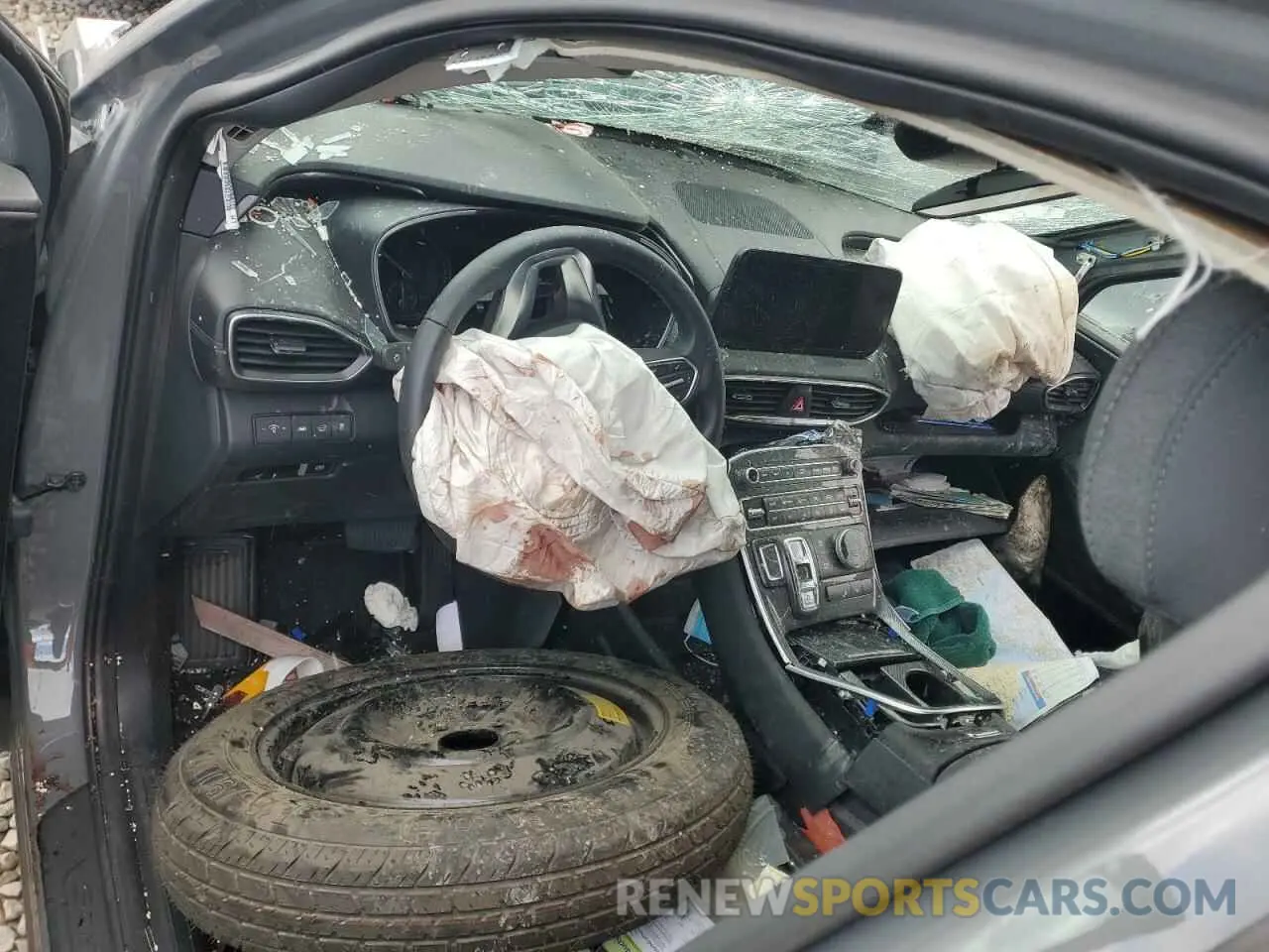 8 Photograph of a damaged car 5NMS2DAJ4PH507494 HYUNDAI SANTA FE 2023