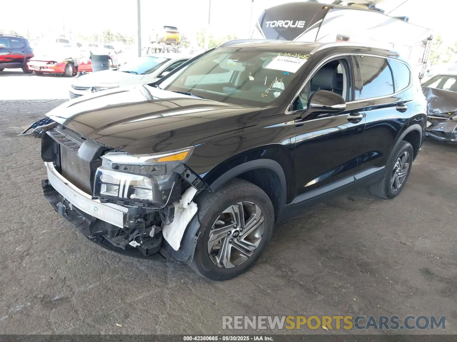 2 Photograph of a damaged car 5NMS2DAJ5PH487370 HYUNDAI SANTA FE 2023