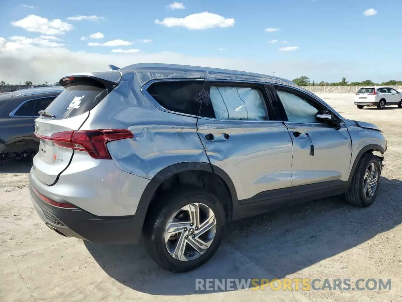 3 Photograph of a damaged car 5NMS2DAJ5PH530038 HYUNDAI SANTA FE 2023