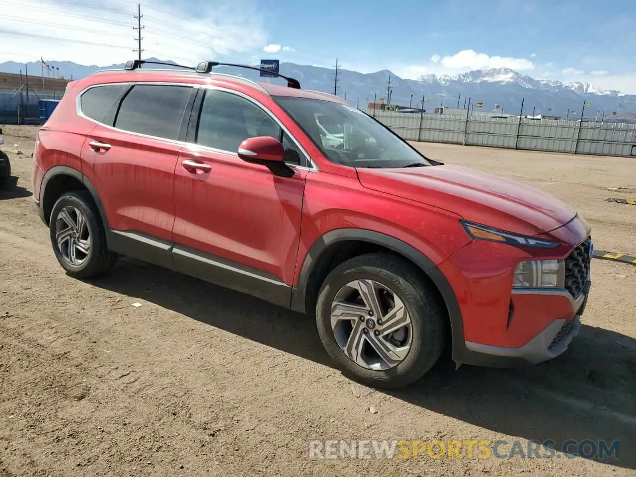 4 Photograph of a damaged car 5NMS2DAJ5PH540889 HYUNDAI SANTA FE 2023
