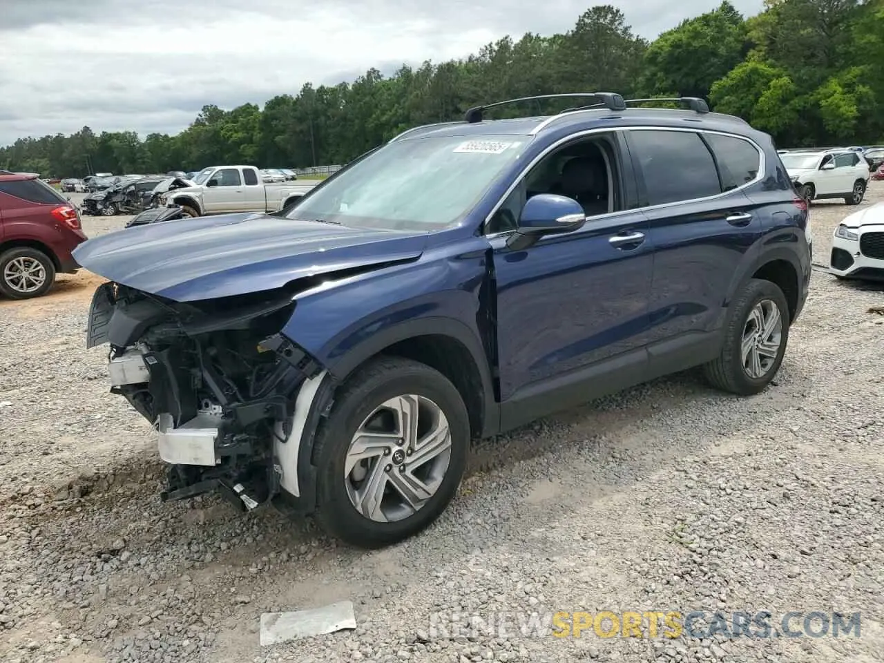 1 Photograph of a damaged car 5NMS2DAJ7PH553384 HYUNDAI SANTA FE 2023