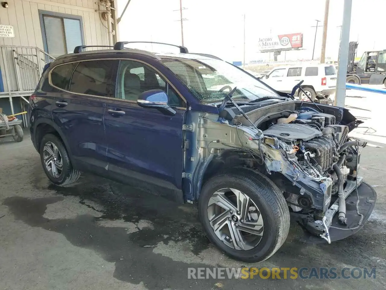 4 Photograph of a damaged car 5NMS2DAJ8PH548873 HYUNDAI SANTA FE 2023