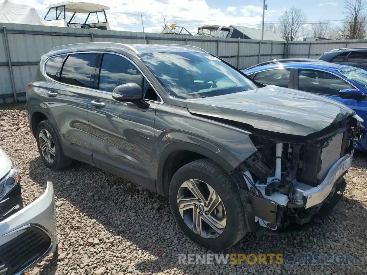 4 Photograph of a damaged car 5NMS2DAJ9PH621278 HYUNDAI SANTA FE 2023