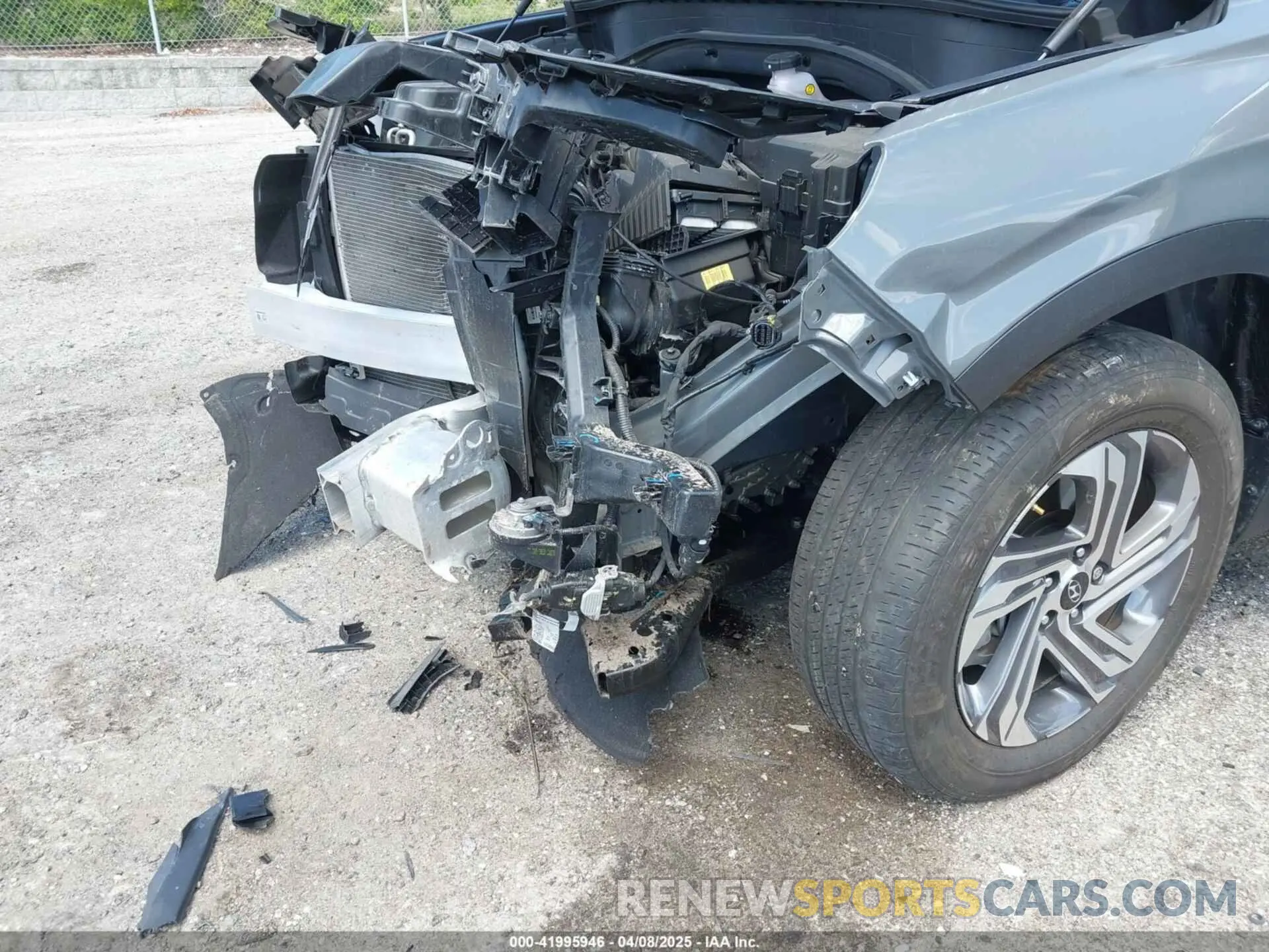 6 Photograph of a damaged car 5NMS34AJ0PH585087 HYUNDAI SANTA FE 2023