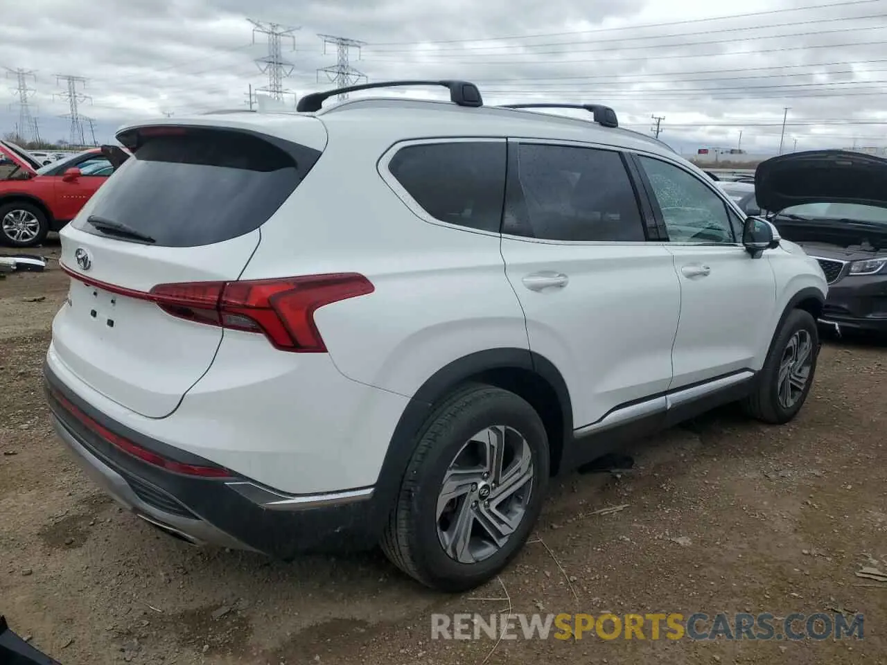 3 Photograph of a damaged car 5NMS34AJ5PH608086 HYUNDAI SANTA FE 2023